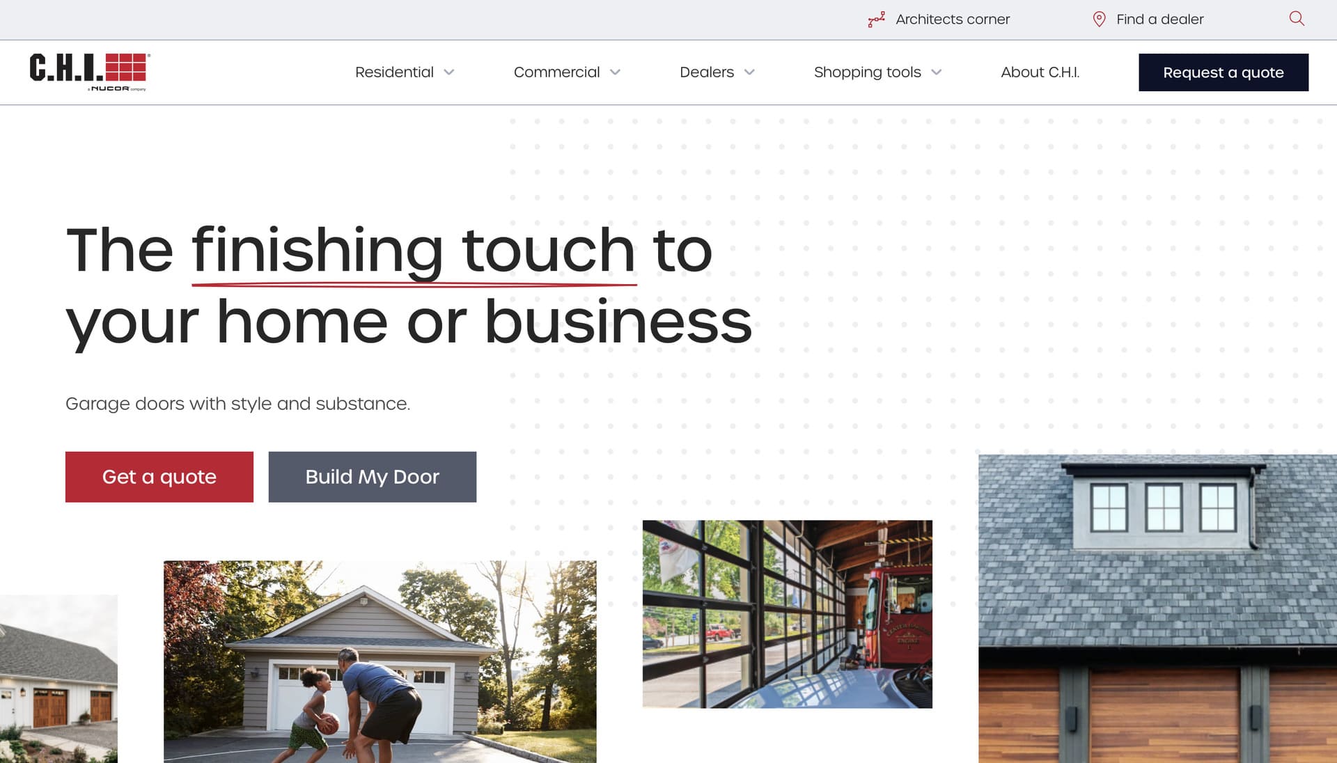C.H.I. Website Example
