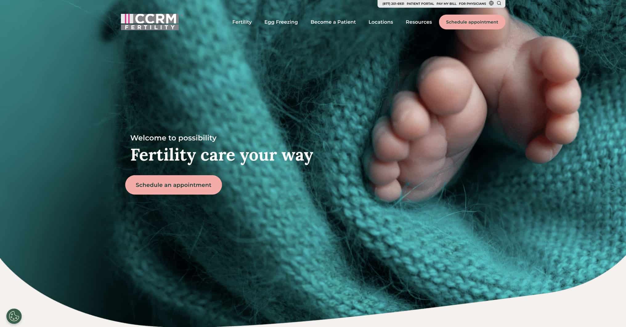 CCRM Fertility Website