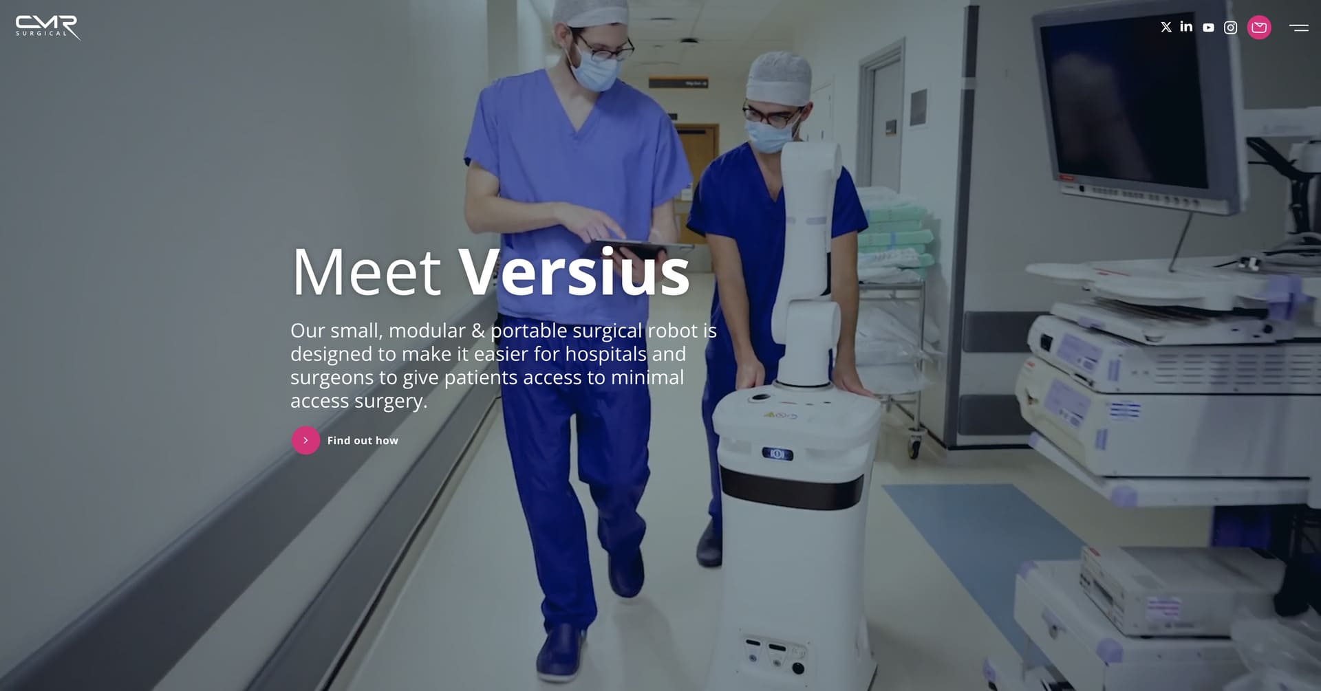 CMR Surgical Website