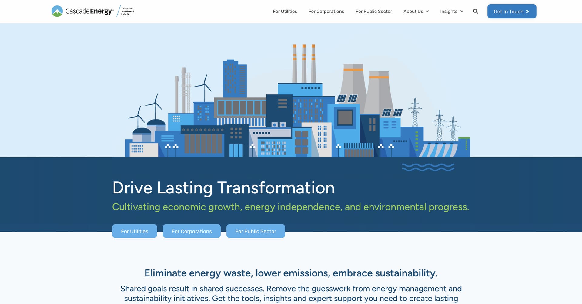 Cascade Energy Website