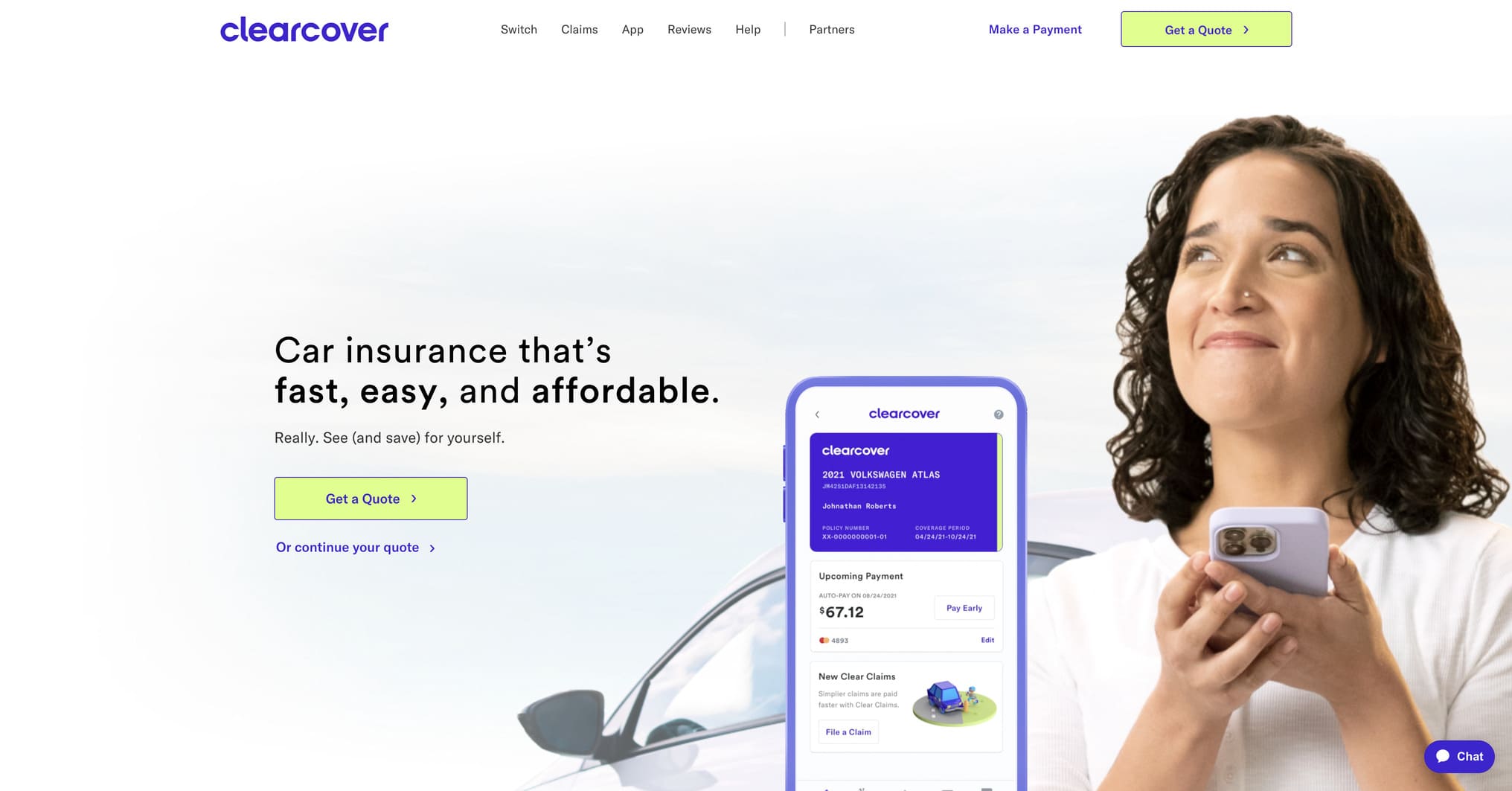 Clearcover Website