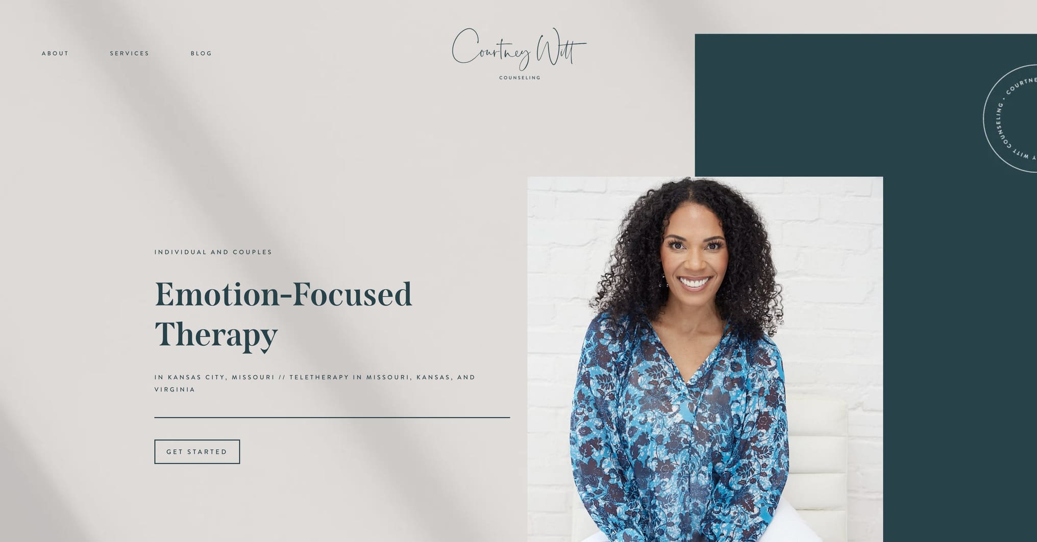 Courtney Witt Counselling Website