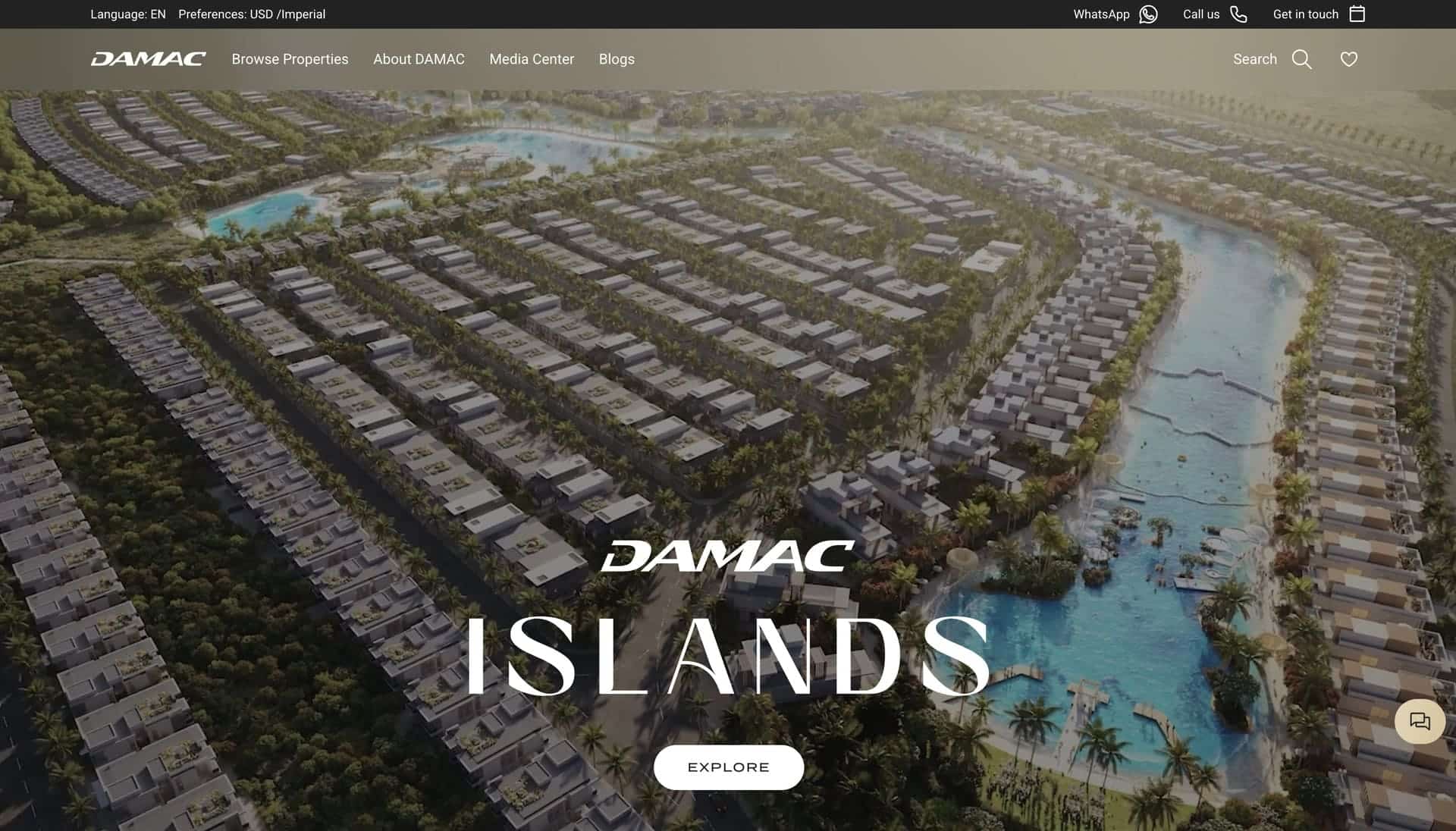 Damac Properties Website