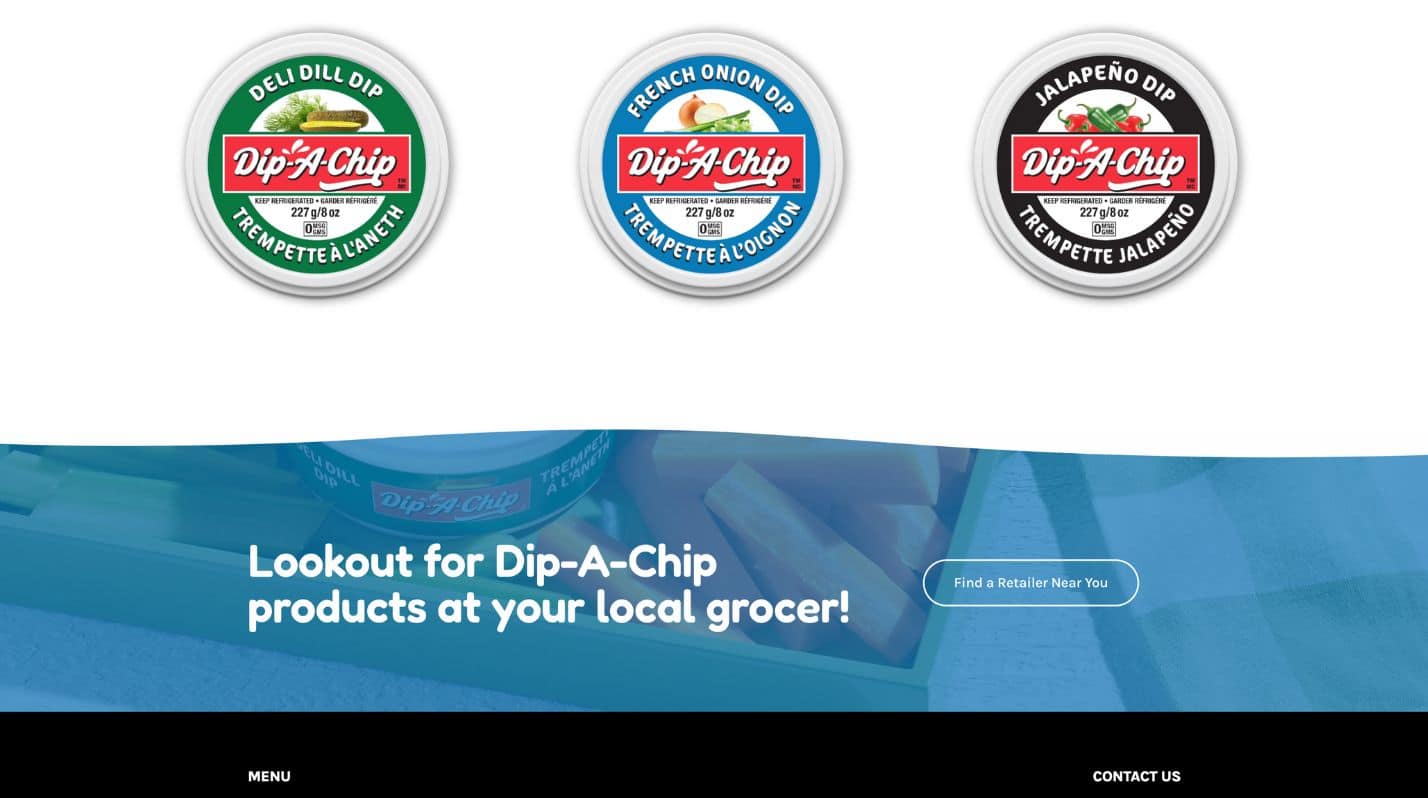 Dip-A-Chip Website Screenshot