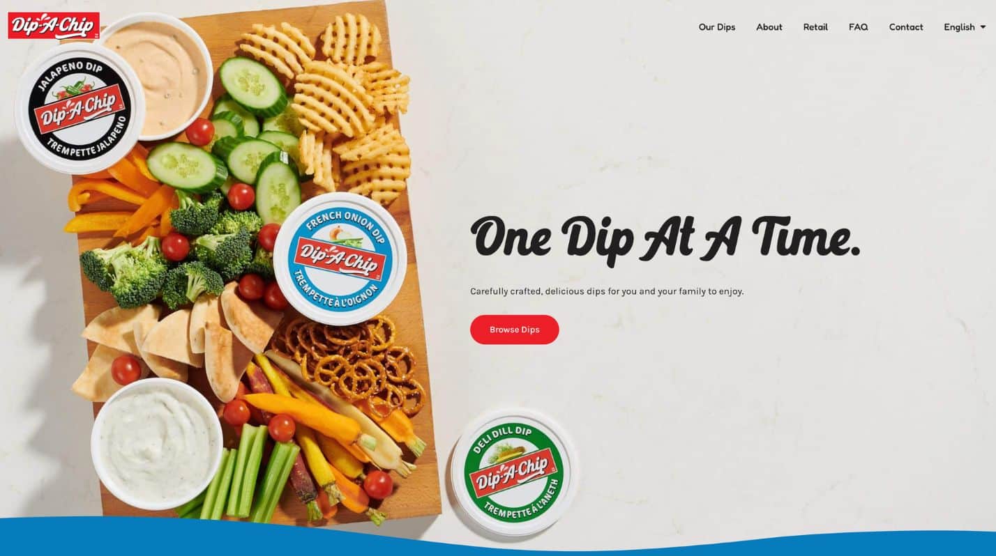 Dip-A-Chip Website Screenshot