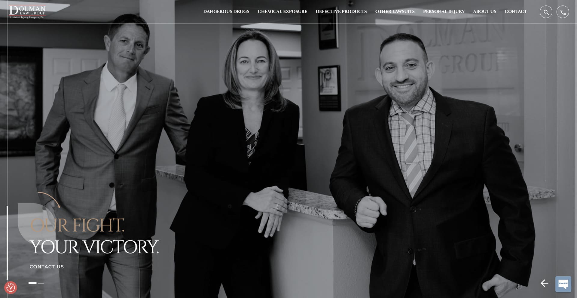 Dolman Law Group Website
