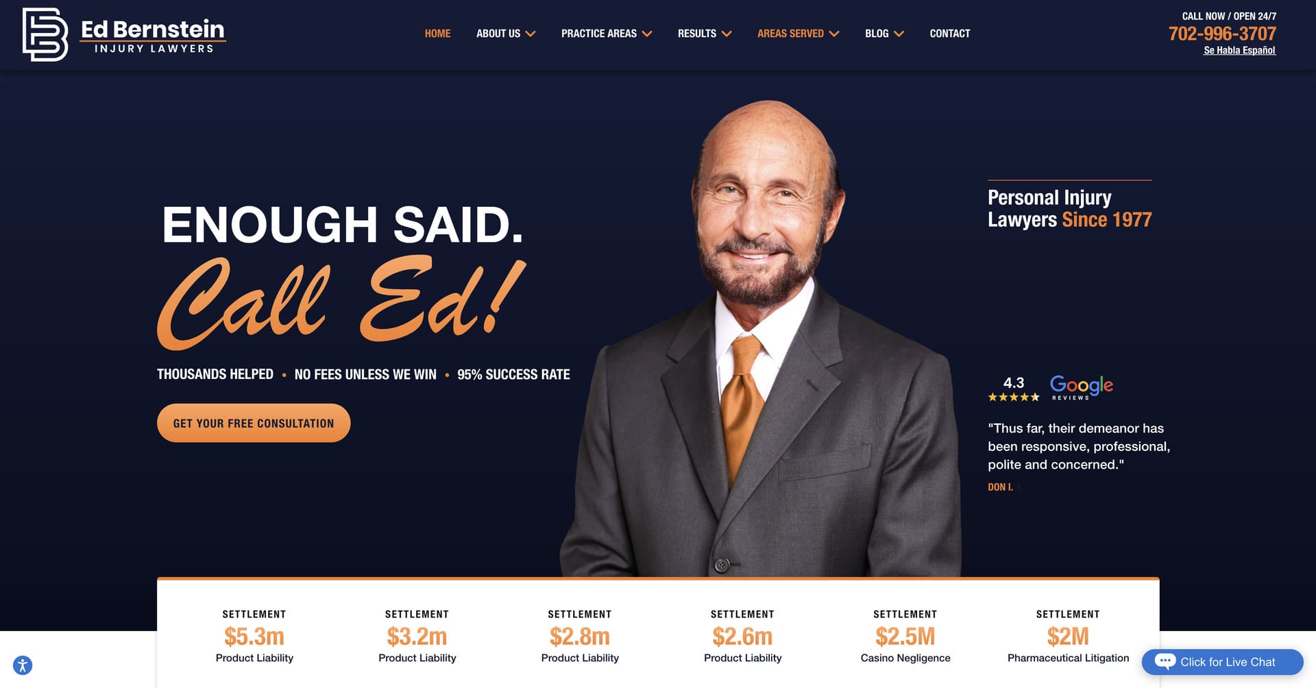 Ed Bernstein Website