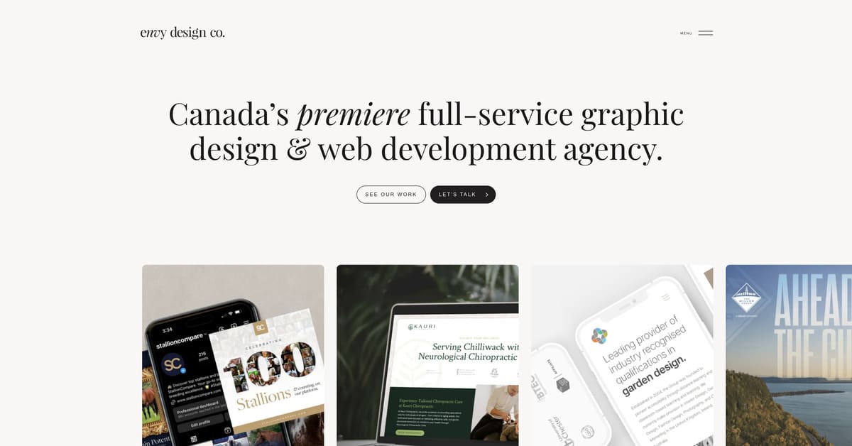 Envy Design Co Website