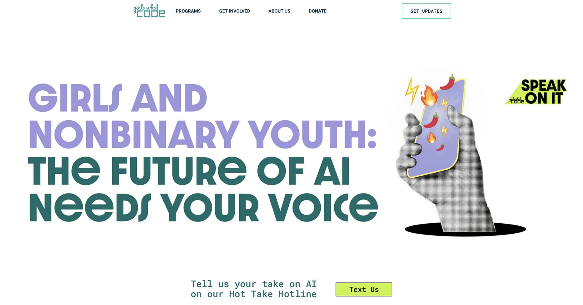 Girls Who Code Website