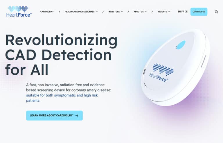 HeartForce Portfolio Screenshot