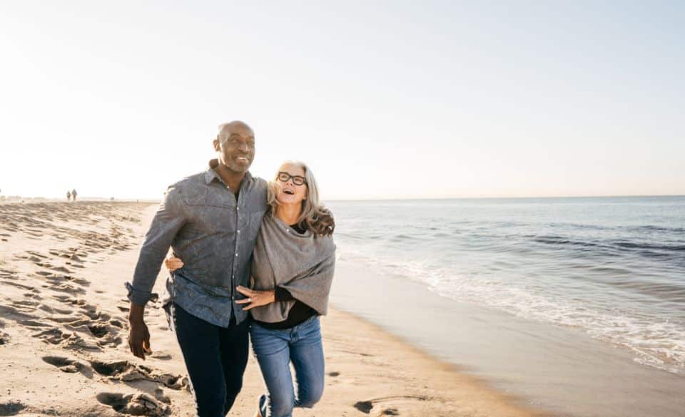 Couple on beach