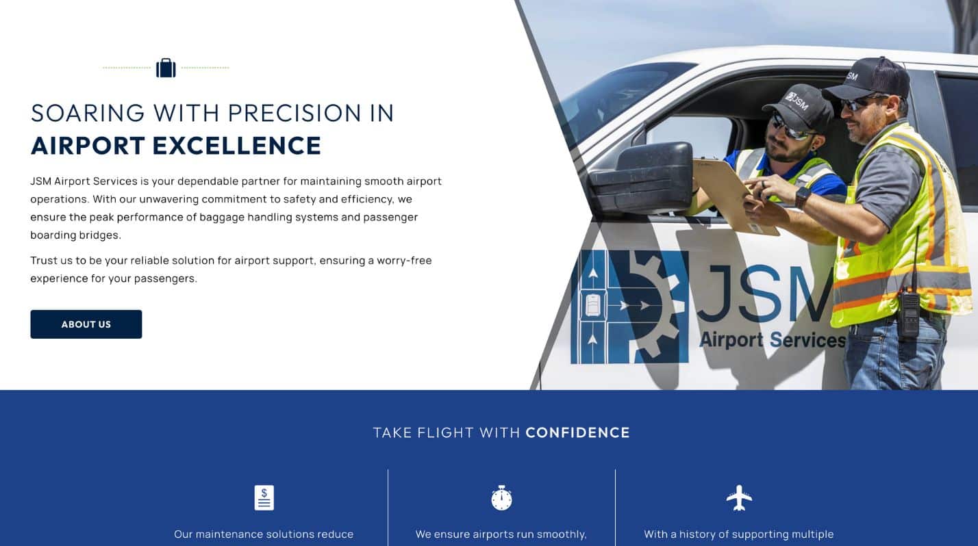 JSM Website Screenshot