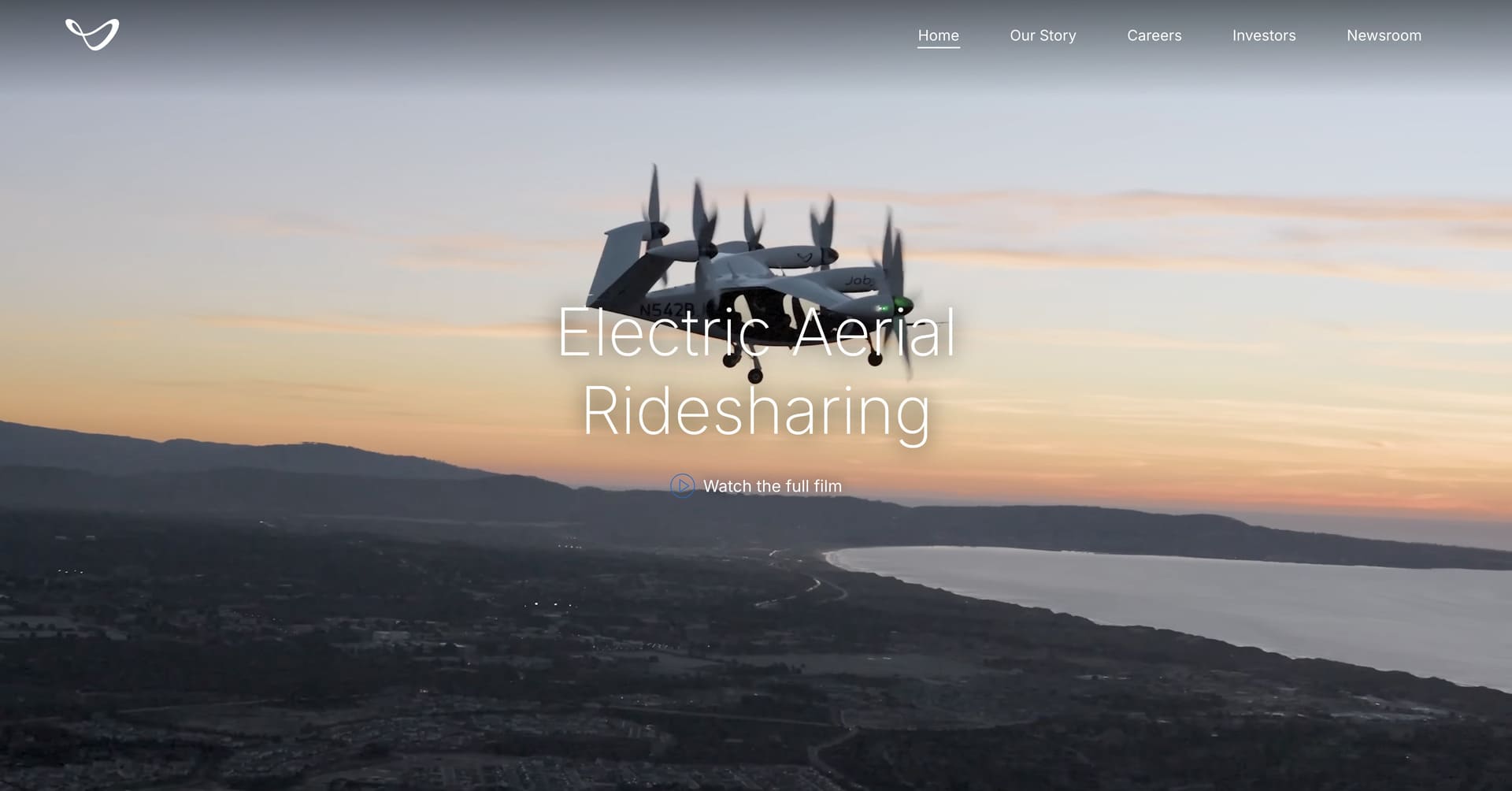 Joby Aviation Website