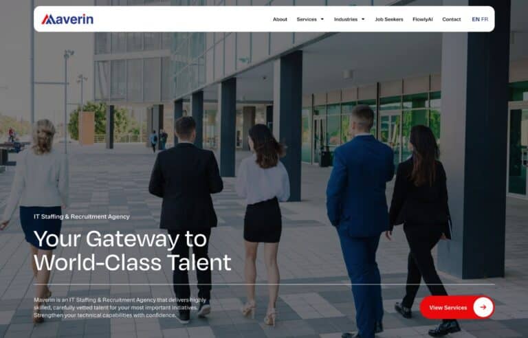 Maverin Website Screenshot