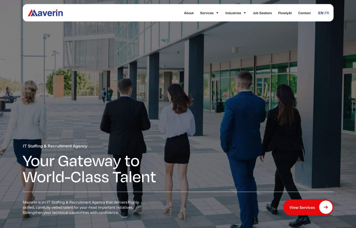 Maverin Website Screenshot