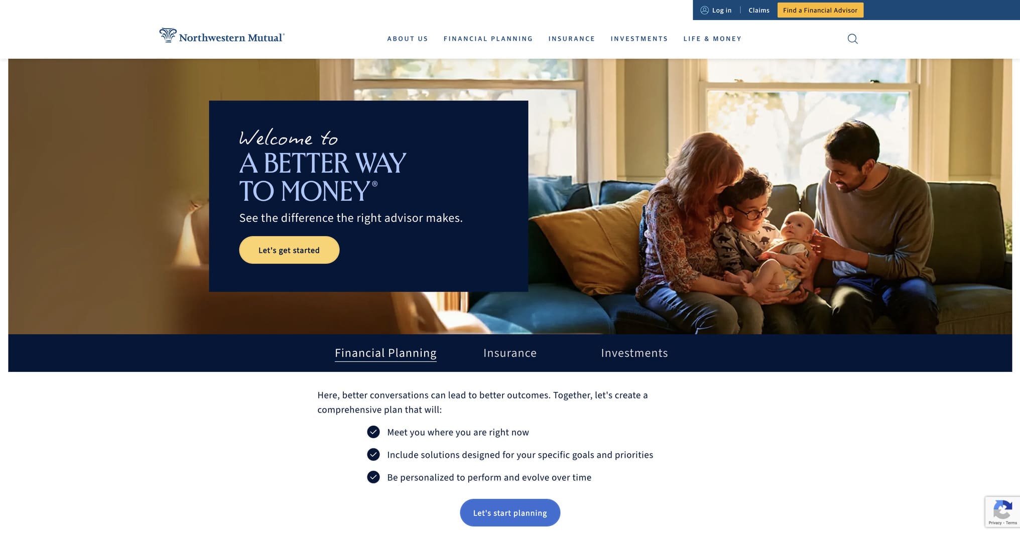 Northwestern Mutual Website