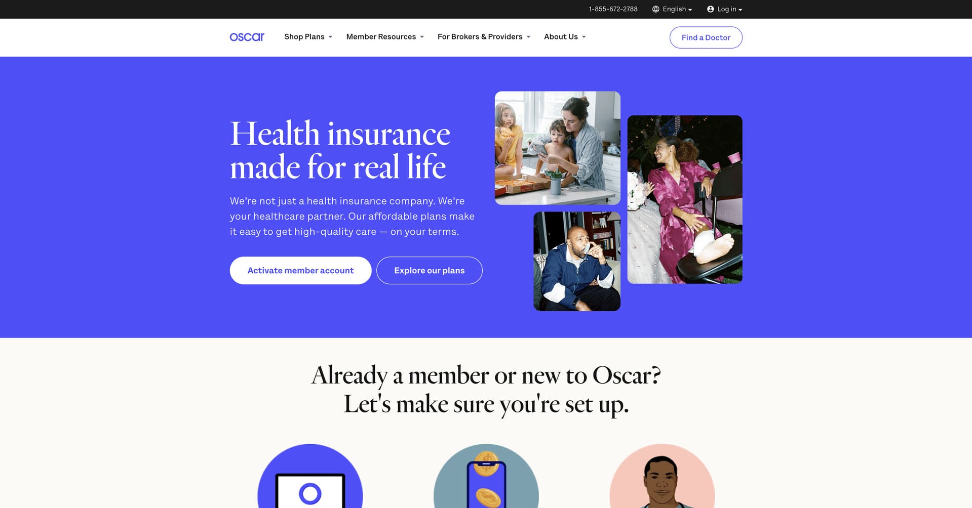Oscar Health Website