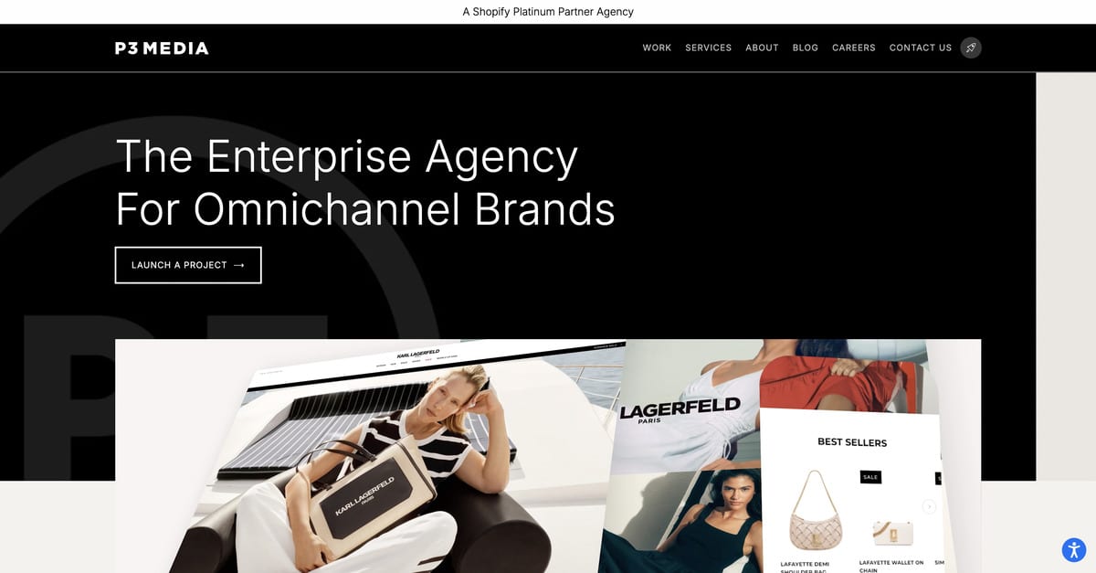 P3 Website Screenshot
