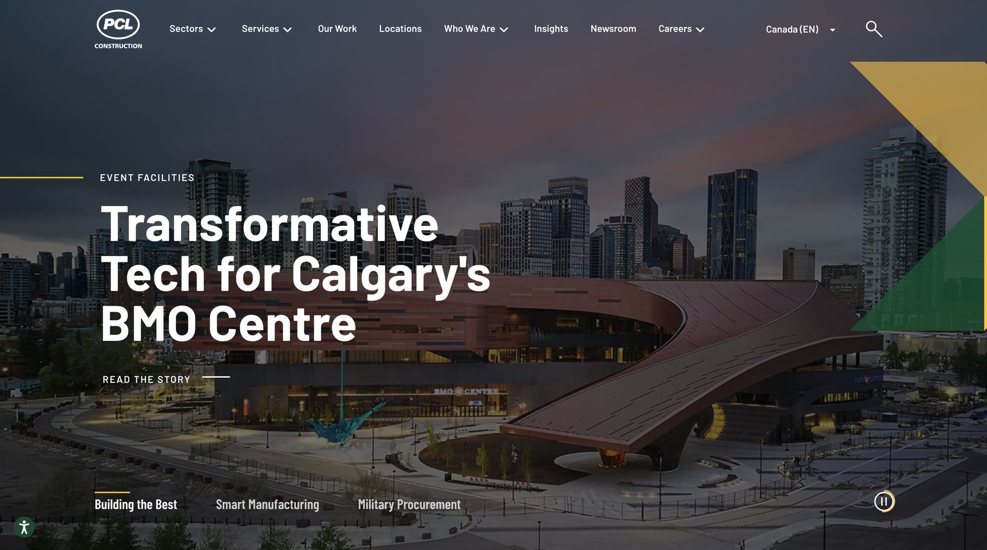 PCL Construction Website