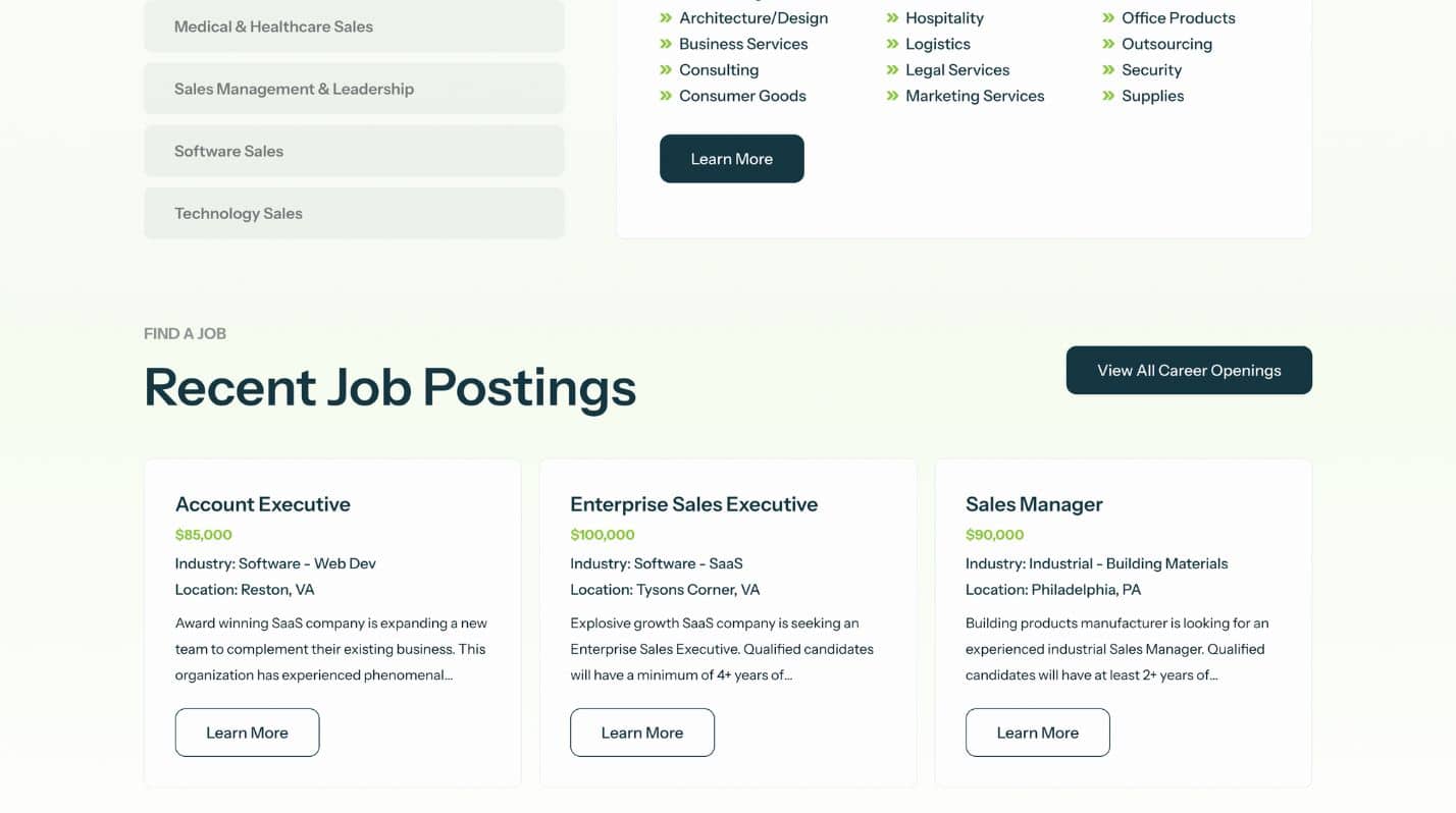 Porter Group Website Screenshot