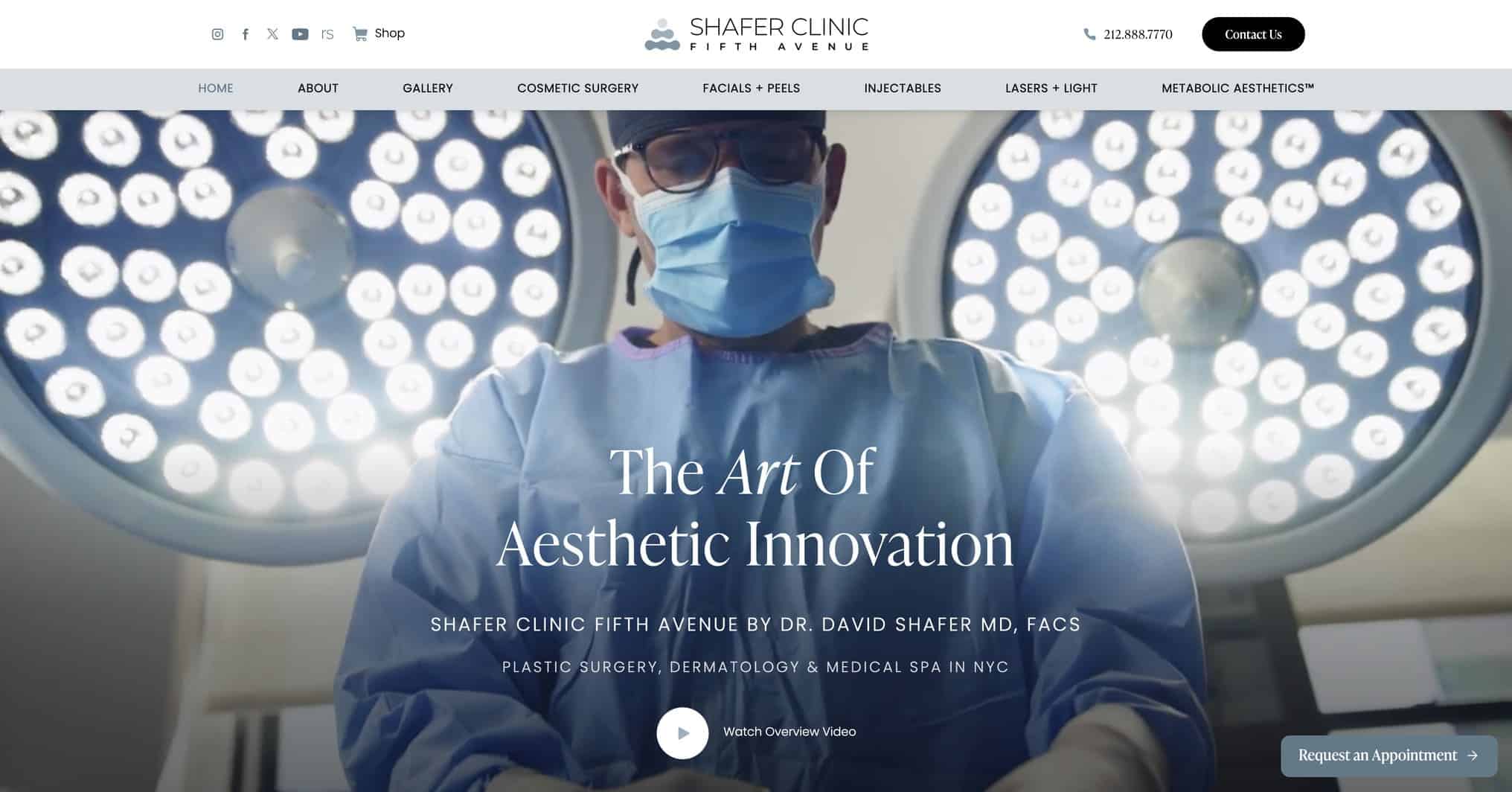 Shafer Plastic Surgery Website