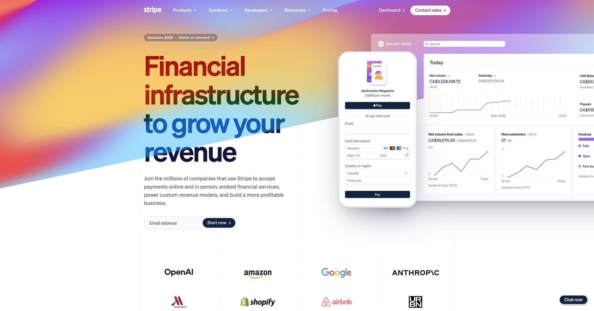 Stripe Website