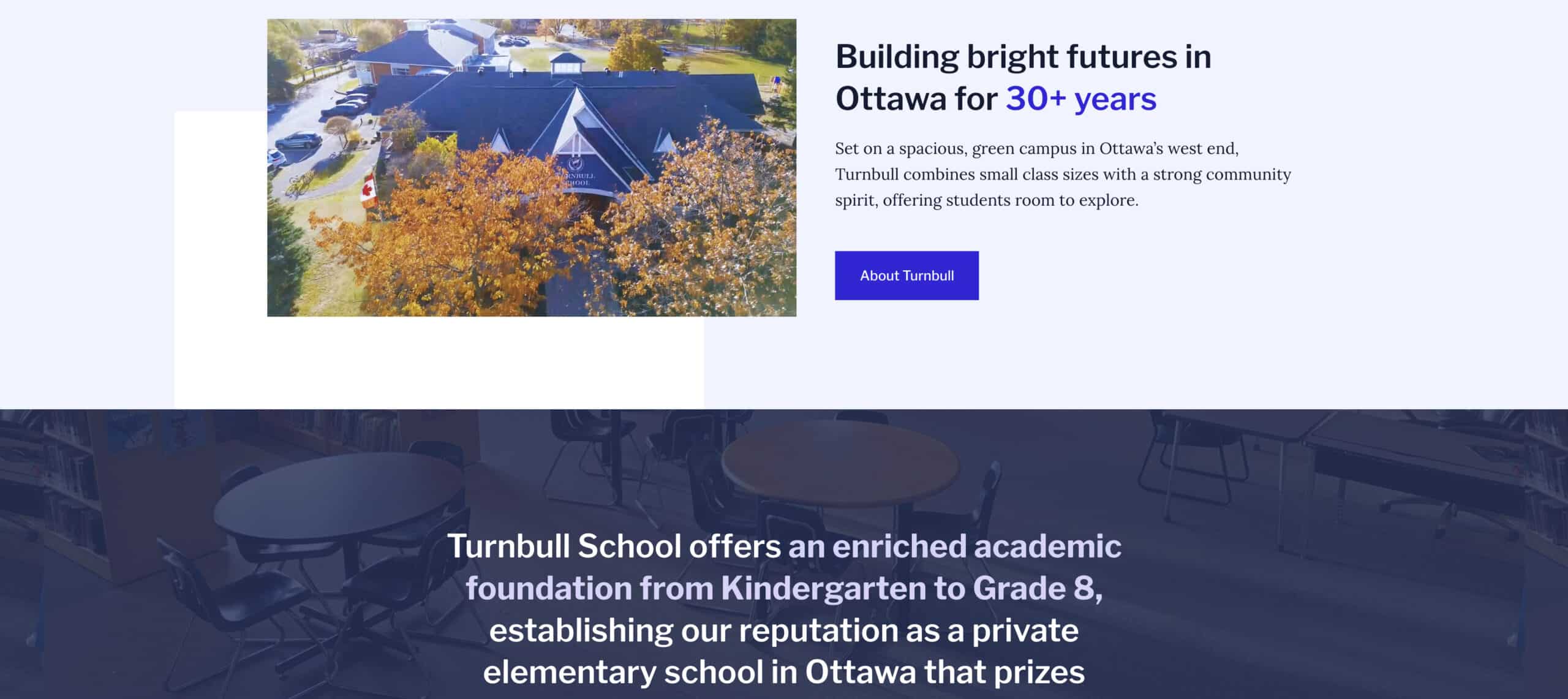 Turnbull Website Screenshot
