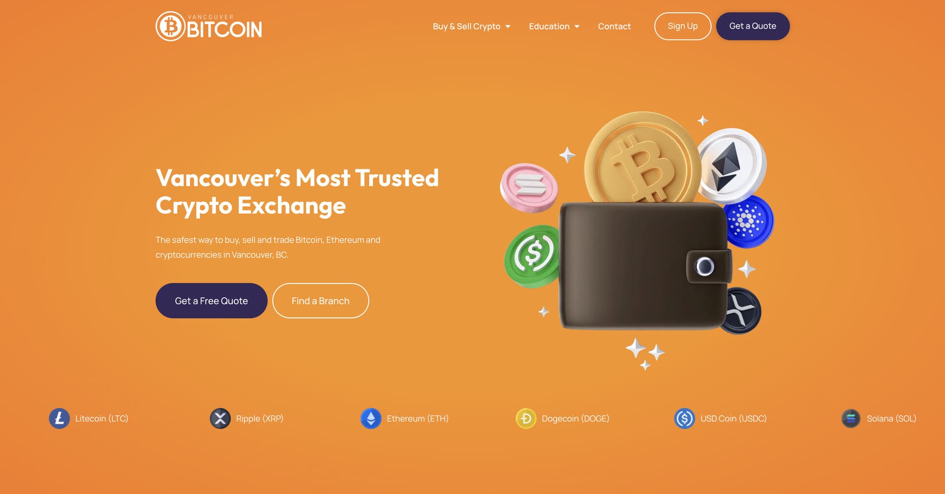 Vancouver Bitcoin Website