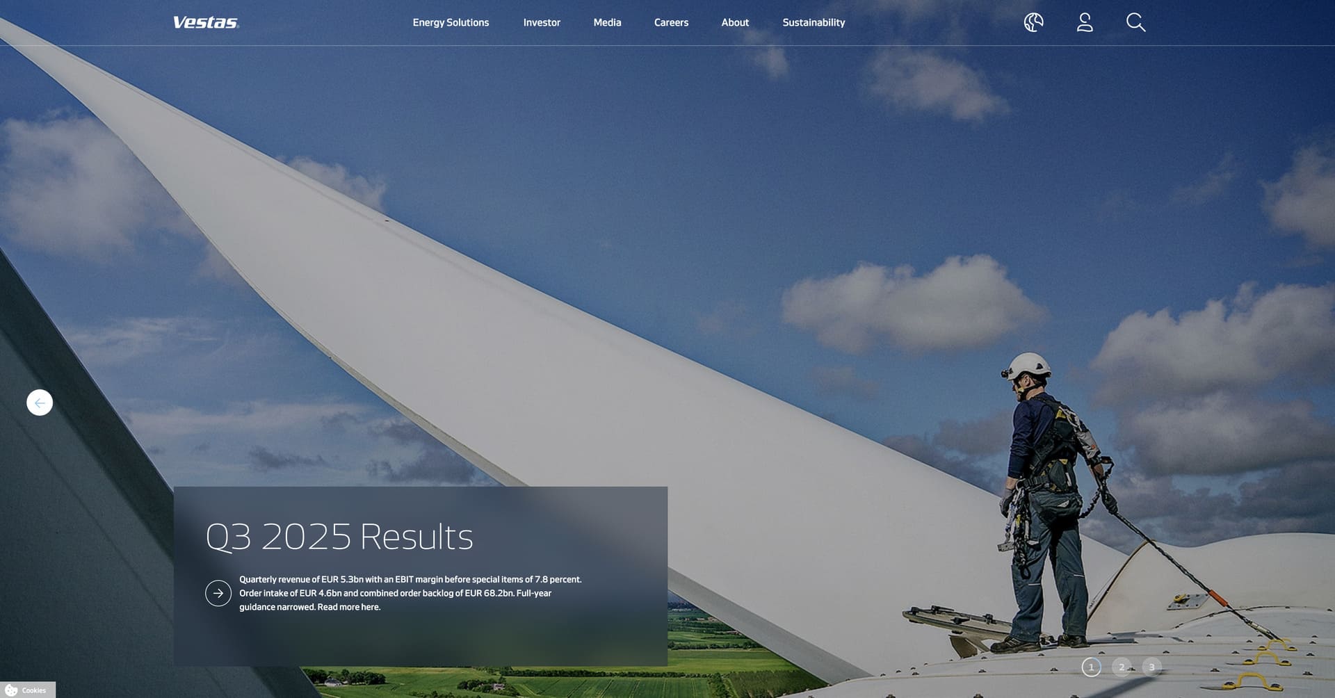 Vestas Website