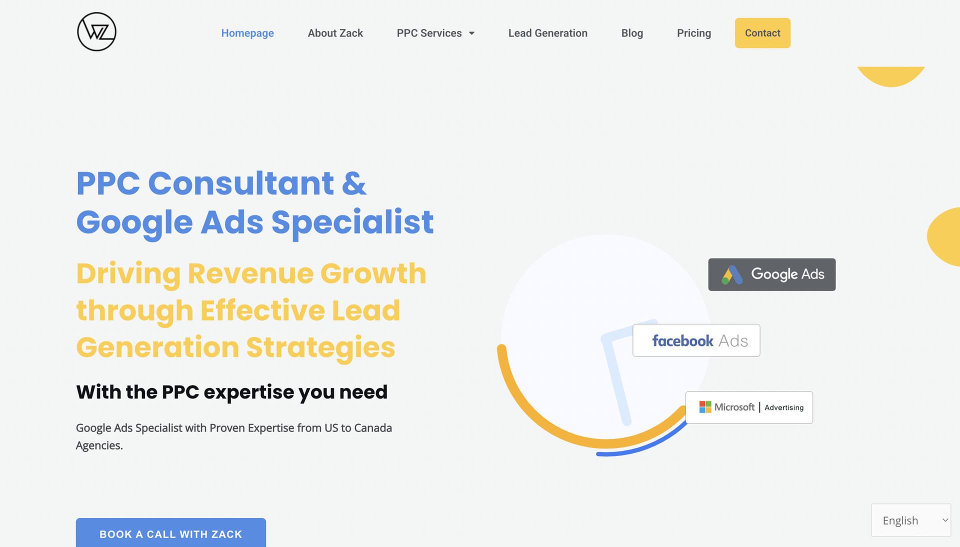 Zack Wong PPC Website