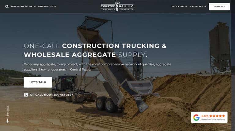Twisted Nail Website Screenshot