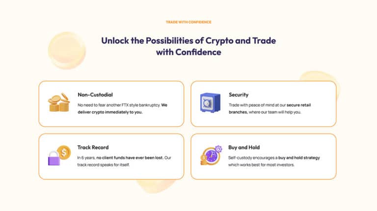 Vancouver Bitcoin Website Screenshot